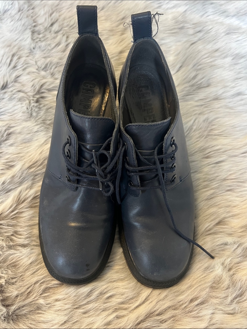Camper Women’s Blue Leather shoes